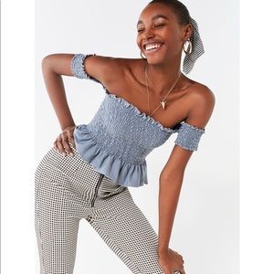 Urban outfitters off the shoulder top